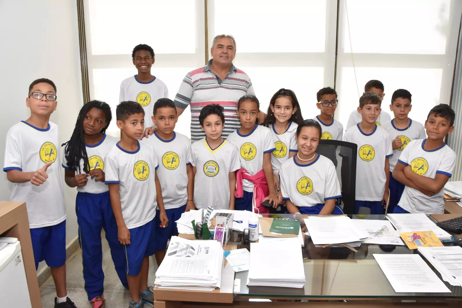 Câmara Municipal recebe a visita dos alunos da Escola Municipal Líbia Lassi Lopes